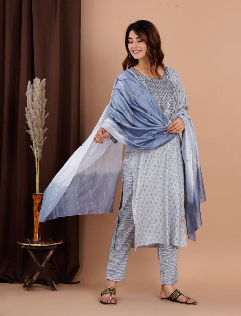 Reyon 3 Piece Set – Shudh Desi Fashion